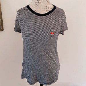 VINTAGE RARE BRANDY MELVILLE CHERRY STRIPED TEE